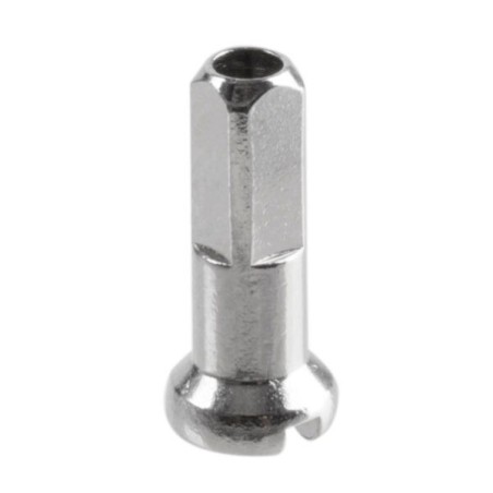 NIPLU BRASS 14-2 MM SILVER cnSPOKE