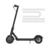 Stickere reflectorizante pt Xiaomi M365/Pro Argintiu (M-41B1)