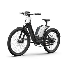 22178005490NI - Bicicleta Electrica NIU AERO 27800 - 27.5 Inch, 450mm, Negru-Alb