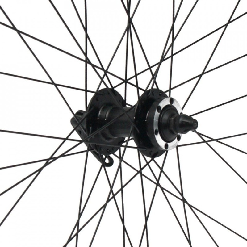 Roata fata CROSSER X6 36H 28'' QR - Frana disc (6 suruburi) cu butuc JYD041