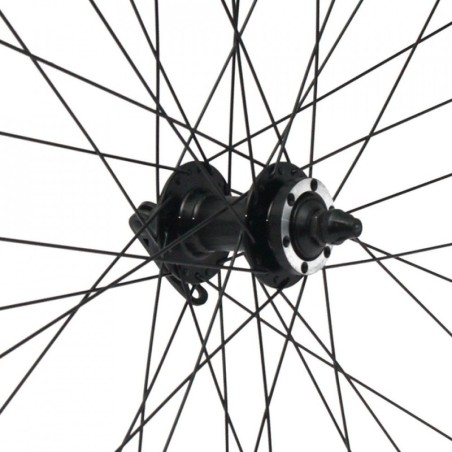 Roata fata CROSSER X6 36H 28'' QR - Frana disc (6 suruburi) cu butuc JYD041