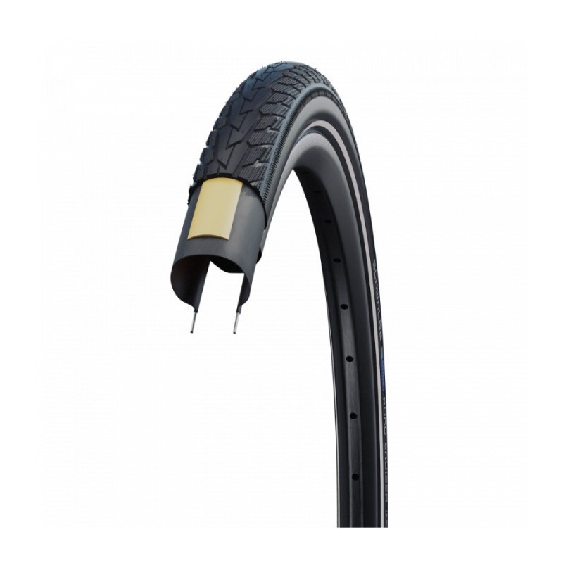 Cauciuc SCHWALBE Road Cruiser - 28x1.25 700x32C (32-622) HS484 B/B, Green - Sarma