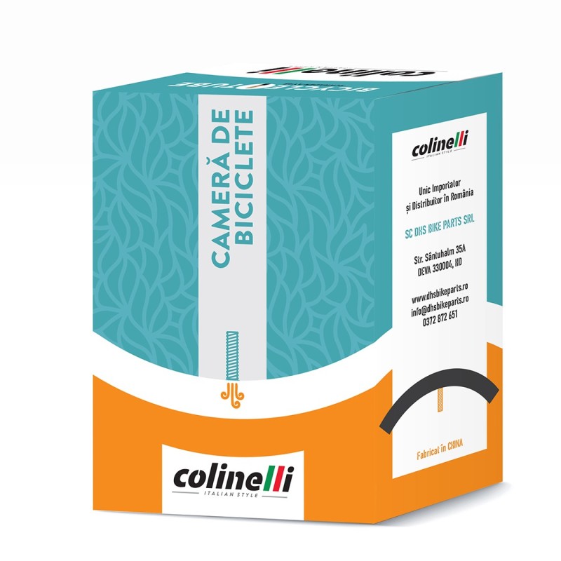 CAMERA BICICLETA COLINELLI FV48 - 700 X 20/28(23C), NEGRU