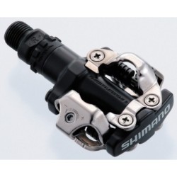 PEDALE SHIMANO PD-M520L, SPD, FARA CATADIOPTRII, INCL. PLACUTE, NEGRU, AMBALAT IND.