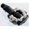PEDALE SHIMANO PD-M520L, SPD, FARA CATADIOPTRII, INCL. PLACUTE, NEGRU, AMBALAT IND.