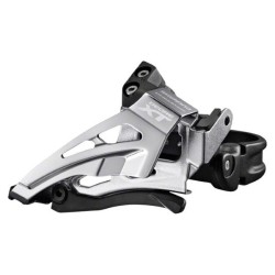 SCHIMBATOR FATA SHIMANO DEORE XT FD-M8000-L, TRIPLU, PT. 11 VIT. PE SPATE, LOW CLAMP, SIDE SWING, TRAGERE PRIN FATA, COLIER 34.9