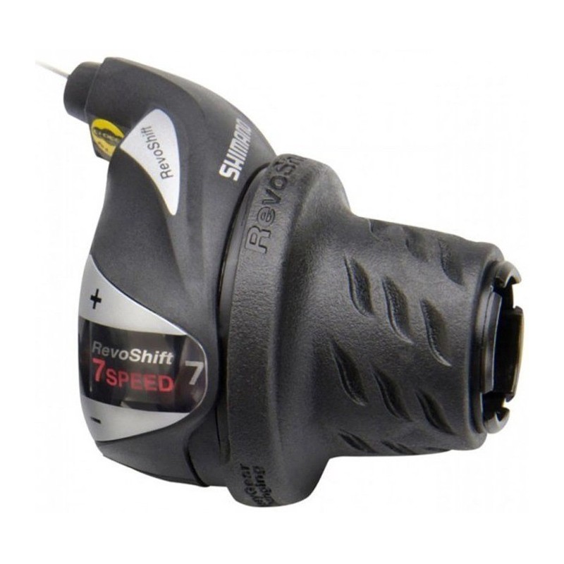 MANETA DE SCHIMBATOR SHIMANO TOURNEY SL-RS36-7R, DREAPTA 7 VIT., REVO, CABLU 2050MM, OGD (WINDOW TYPE), AMBALAT IND.