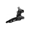 SCHIMBATOR FATA SHIMANO TOURNEY FD-TZ500-DS6, TRIPLU, PT. 6/7 VIT. PE SPATE, TRAGERE DE JOS, COLIER 31.8MM, PT. 42T, UNGHI CS 66
