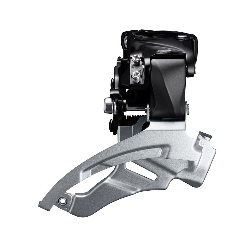 SCHIMBATOR FATA SHIMANO ALTUS FD-M2000, TRIPLU, PT. 9 VIT. PE SPATE, DOWN SWING, TRAGERE DUBLA , COLIER 34.9MM (INCL. ADAPTOR 31