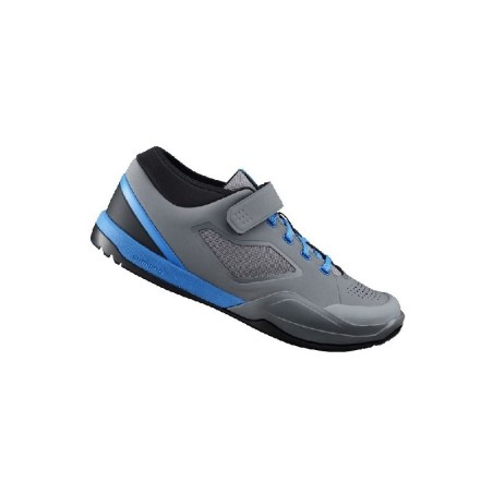 PANTOFI CICLISM SHIMANO MTB SH-AM701MG, GRAY/BLUE (19), 43