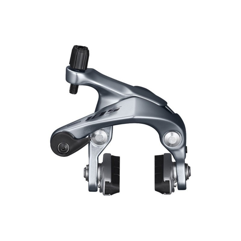 CLESTI DE FRANA SHIMANO 105 BR-R7000, SPATE, PIULITA INGROPATA 10.5MM, PIVOT BOLT 12.8MM, CS-51, SABOTI R55C4, ARGINTIU, AMBALAT