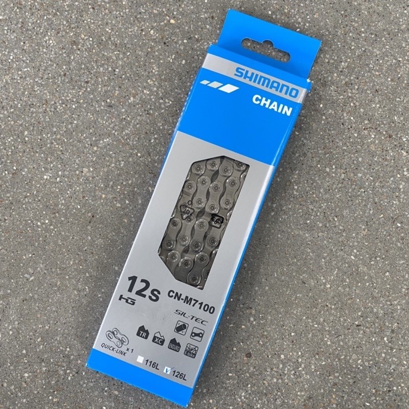LANT SHIMANO SLX CN-M7100, 126 ZALE, 12 VIT., INCL. QUICK LINK, AMBALAT IND.