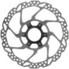 ROTOR PT. FRANA PE DISC SHIMANO SM-RT54-S, 160MM, CU PIULITA CENTER LOCK (CANAL INTERN, NEGRU), NUMAI PT. PLACUTE RESIN, AMBALAT